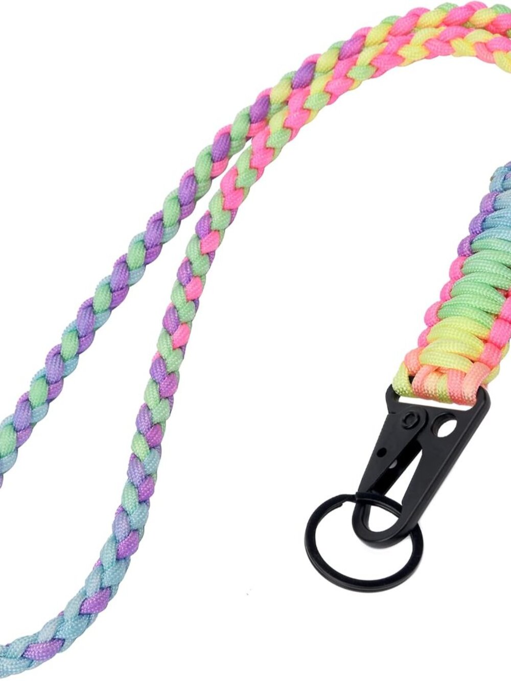 Heavy Duty Paracord Lanyard Keychain, Paracord Necklace Cell Phone Keychain Whis